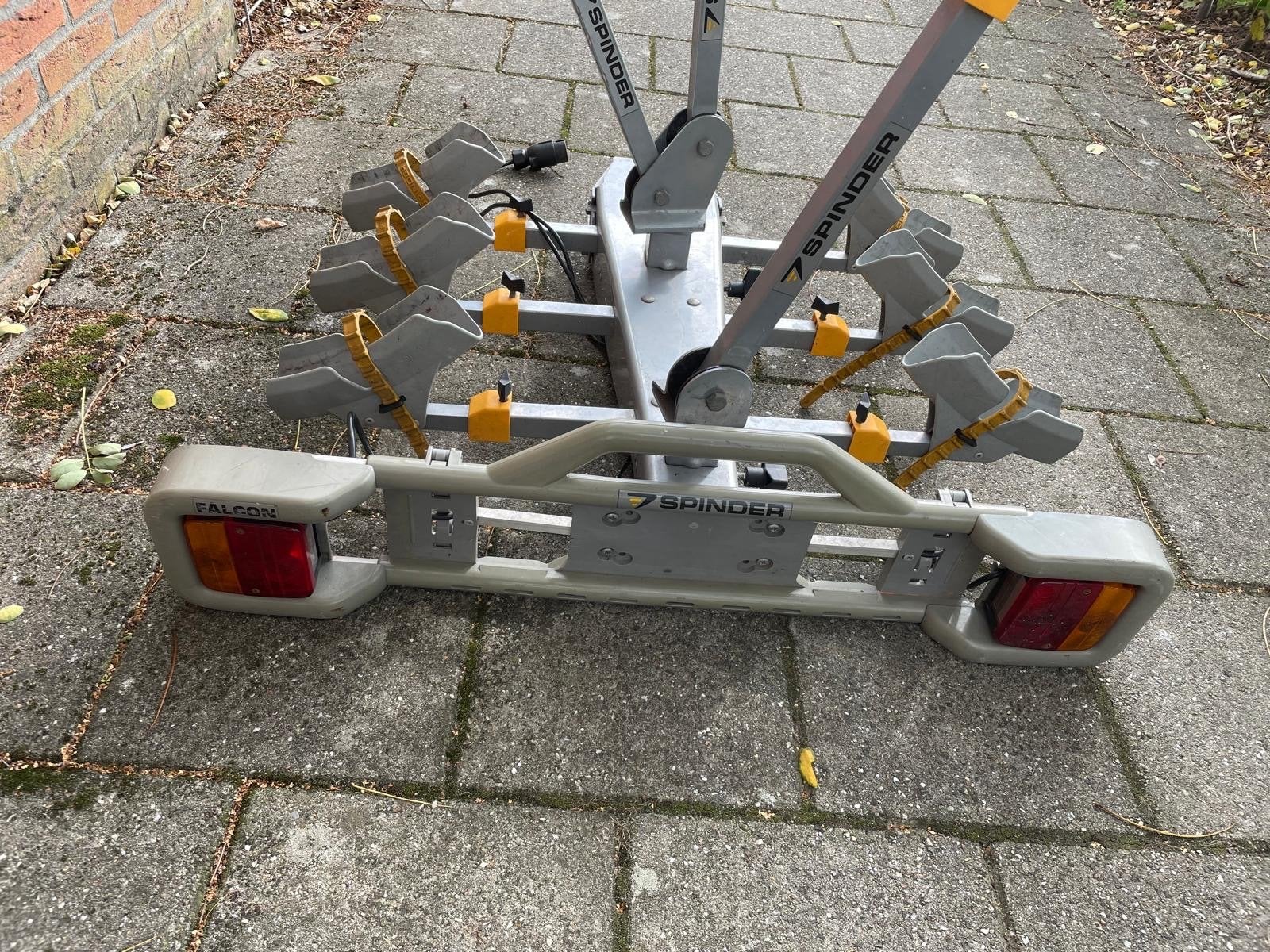 Spinder Falcon Trekhaak Fietsendrager voor 3 fietsen, Auto diversen, Ophalen of Verzenden, 3 fietsen of meer, Gebruikt, Trekhaakdrager