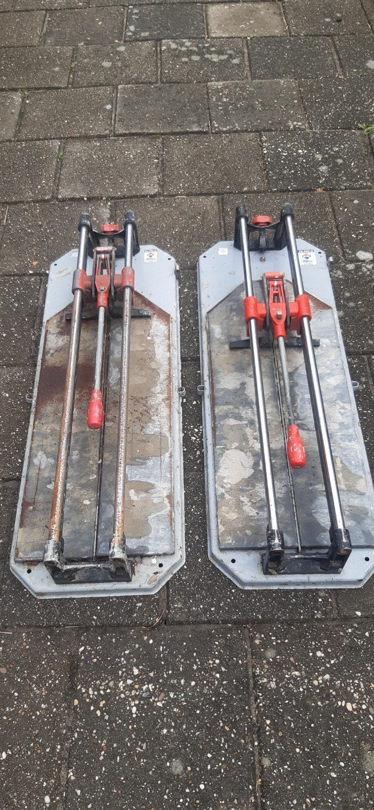 2 stuks tegelsnijder  Rubi TX-700-N, Doe-het-zelf en Verbouw, Tegels, Gebruikt, Minder dan 5 m², Vloertegels, Overige materialen