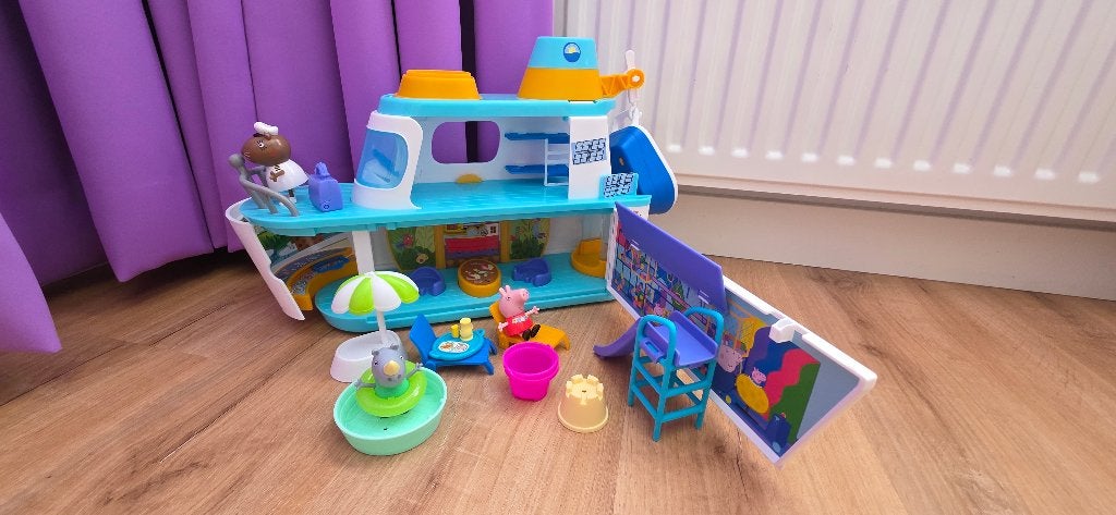 Mooie en nette Peppa Pig speelboot!, Ophalen, Zo goed als nieuw, Overige typen