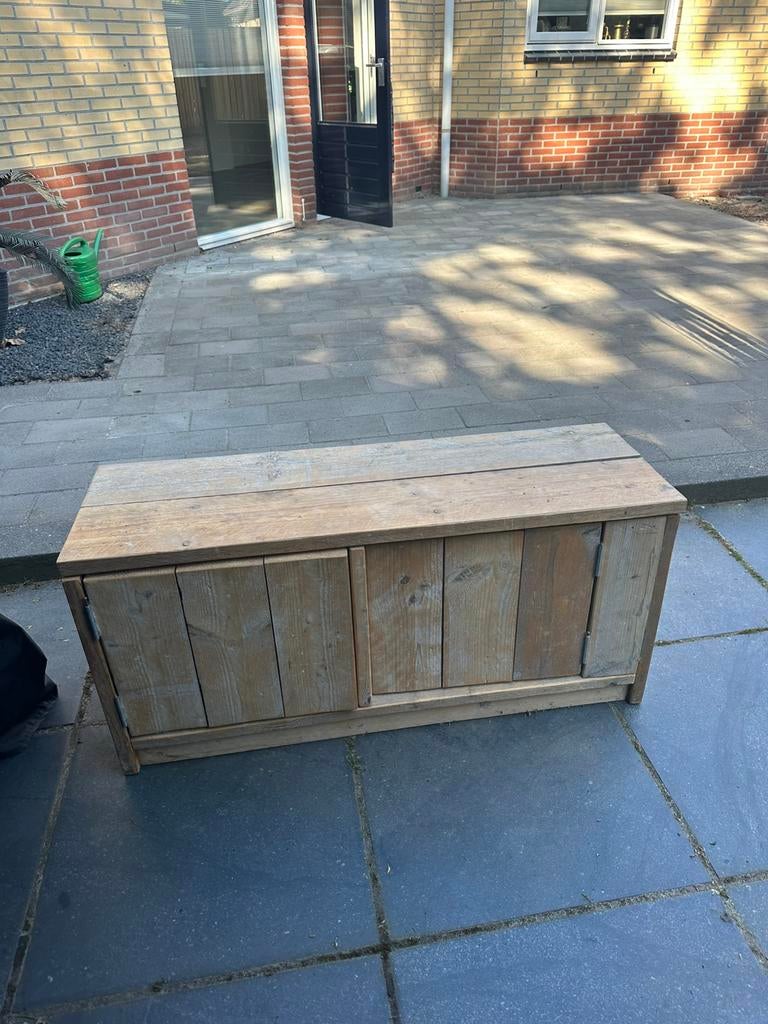 Tv kastje steigerhout, Huis en Inrichting, Kasten | Televisiemeubels, Ophalen, Zo goed als nieuw, 25 tot 50 cm, Minder dan 100 cm