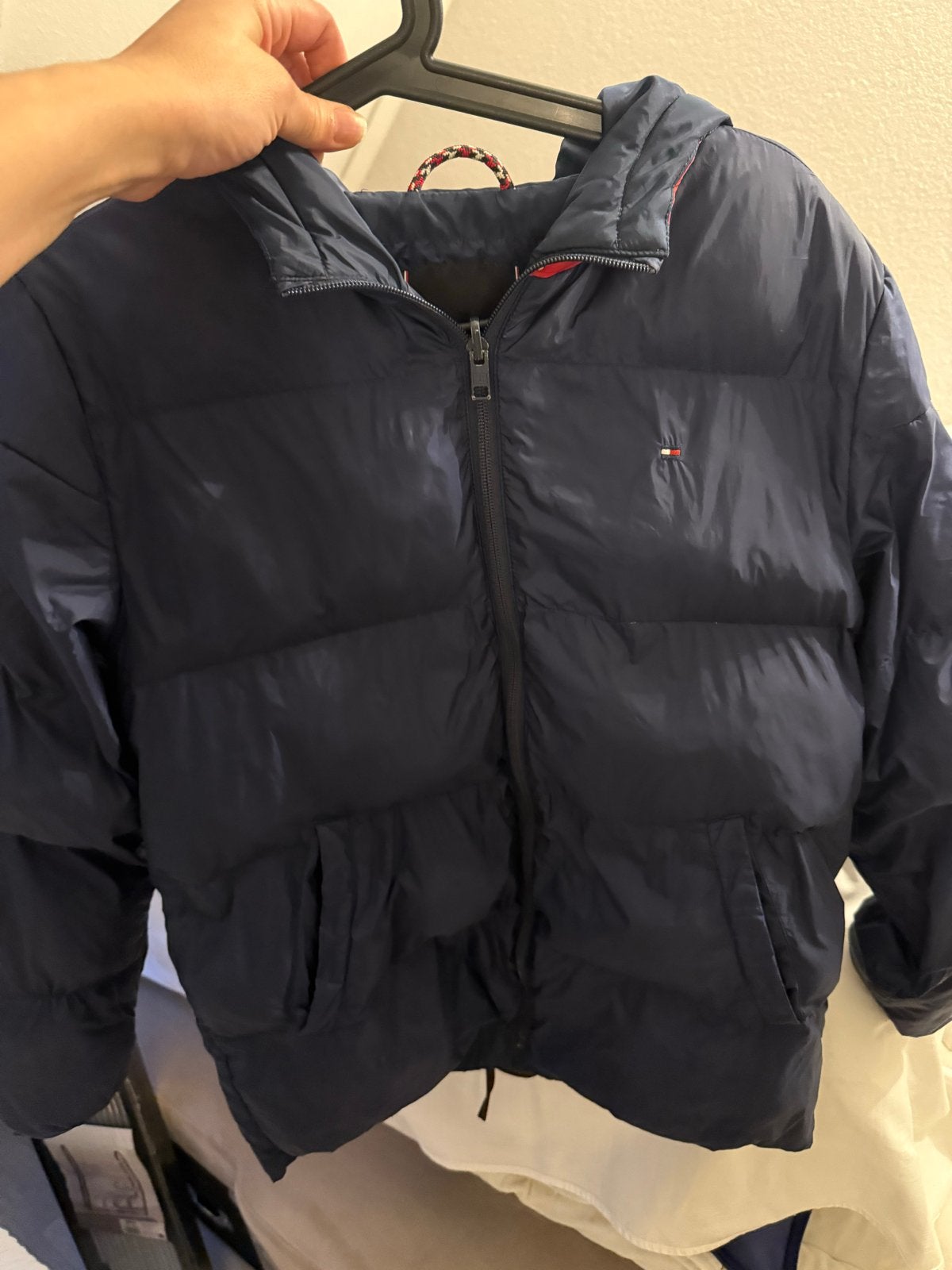 Tommy Hilfiger Puffer Jas Maat 164 - Zo goed als nieuw, Ophalen of Verzenden, Zo goed als nieuw, Jongen of Meisje, Jas