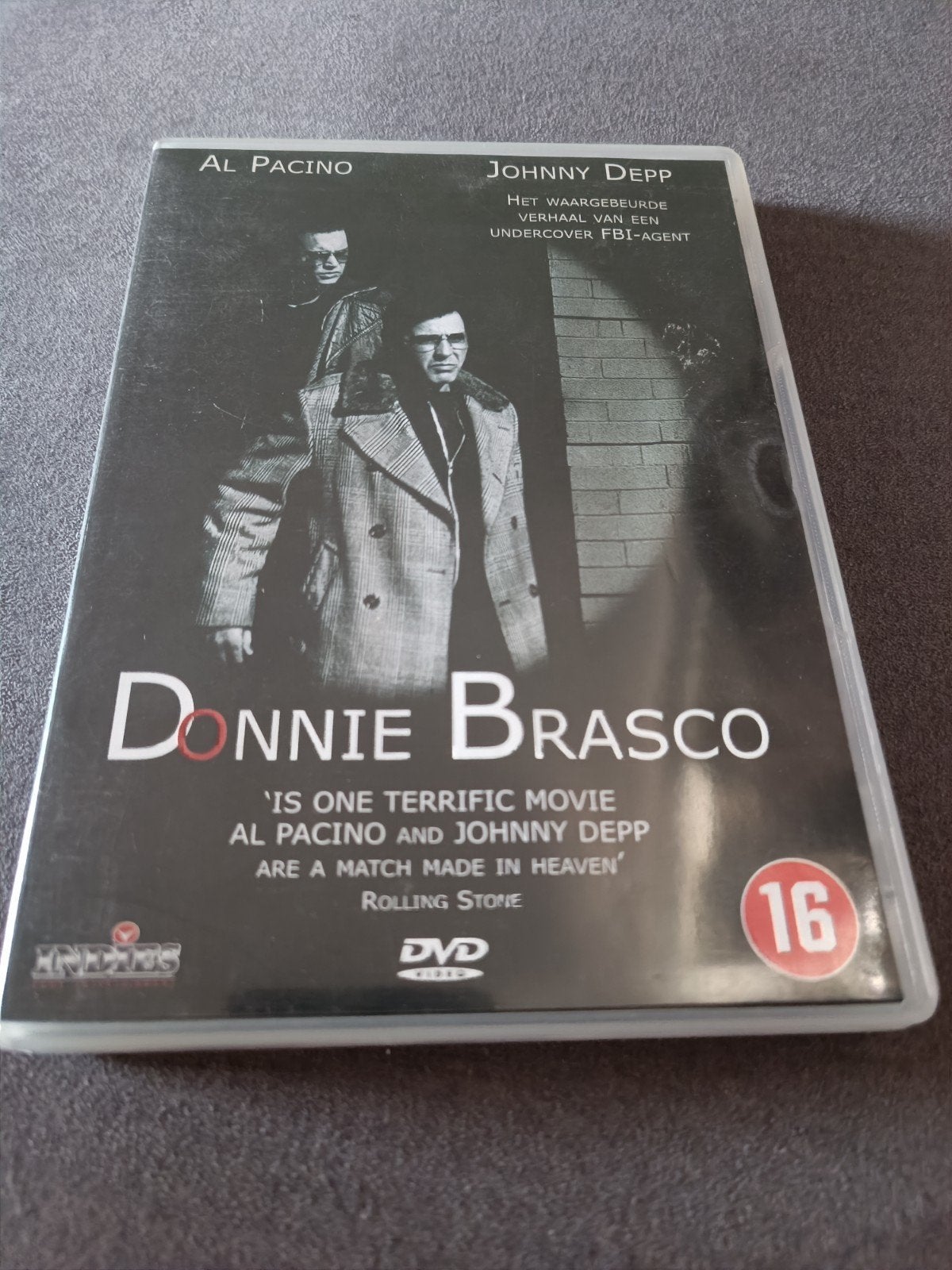 Donnie brasco - dvd, Alle leeftijden, Ophalen of Verzenden, Zo goed als nieuw, Detective en Krimi