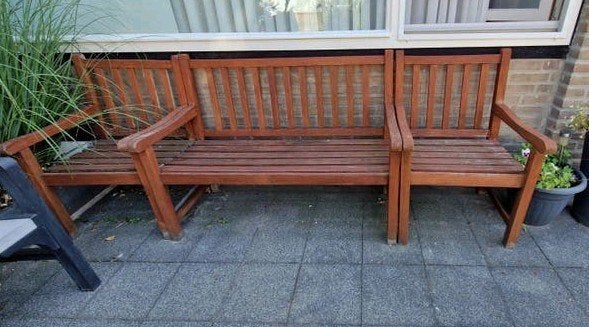Tuinbank, Tuin en Terras, Tuinbanken, Ophalen, Teakhout