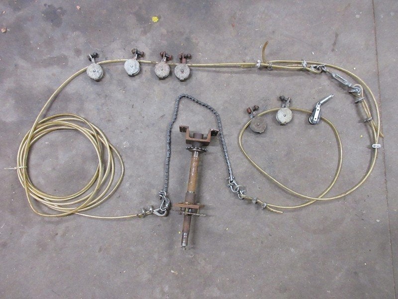Besturing met ketting, katrollen en kabel, Ophalen, Gebruikt, Overige typen