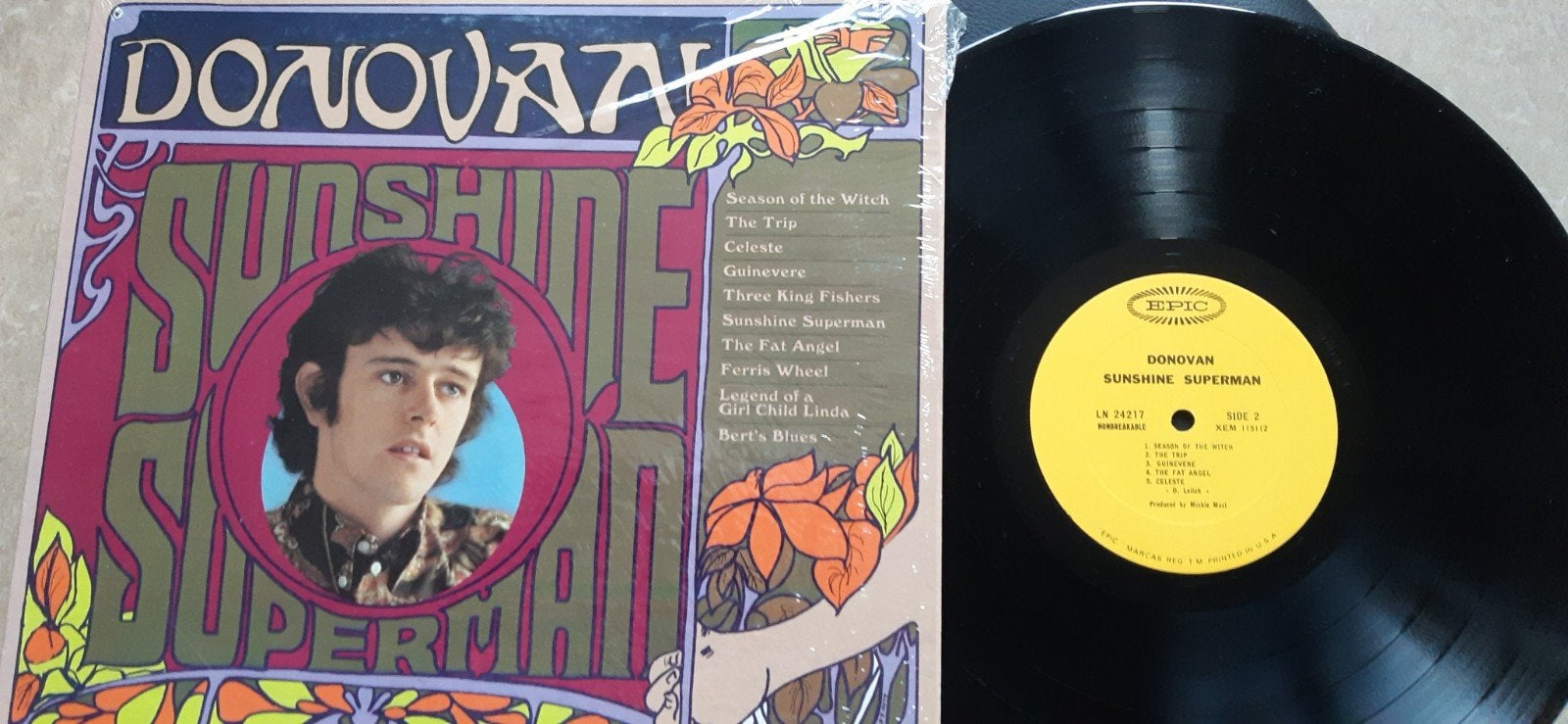 DONOVAN/LP Sunshine Superman/USA press.Mint staat!, Ophalen of Verzenden, Gebruikt, 12 inch, Poprock