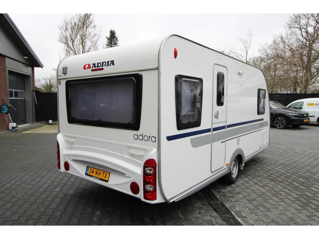 Adria Adora 462 PU Mover-Voortent-Fietsenrek, Caravans en Kamperen, Caravans, Rondzit, Overige typen, Adria, 4 tot 5 meter