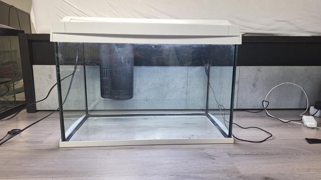 Aquarium 60L, Ophalen, Leeg aquarium