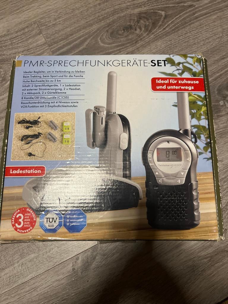 PMR-Spreekfunkgeräte-Set Walkie Talkie - Ideaal voor thuis e, Ophalen of Verzenden, Zo goed als nieuw