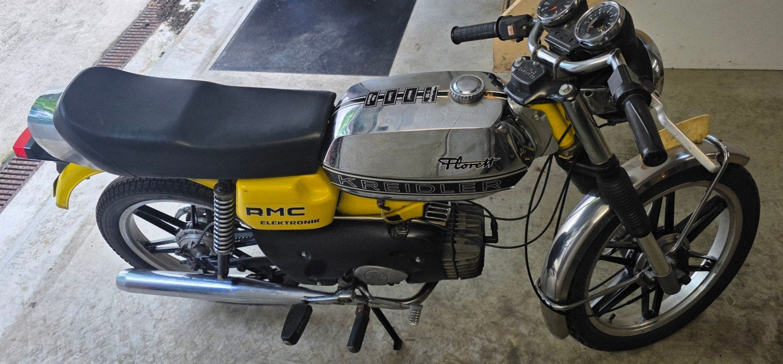 Kreidler RMC Florett met brommer kenteken - 4-bak 50cc, Fietsen en Brommers, Brommers | Kreidler, Gebruikt, Florett RMC, Maximaal 45 km/u