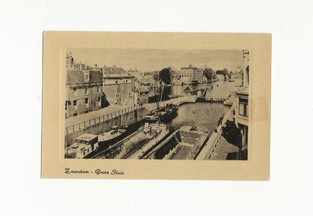 Zaandam - Grote Sluis, Ophalen, 1940 tot 1960, Ongelopen, Noord-Holland
