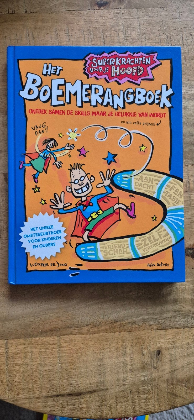 Het Boemerangboek: Superkrachten voor je Hoofd, Boeken, Kinderboeken | Jeugd | 10 tot 12 jaar, Ophalen, Zo goed als nieuw, Wouter de Jong