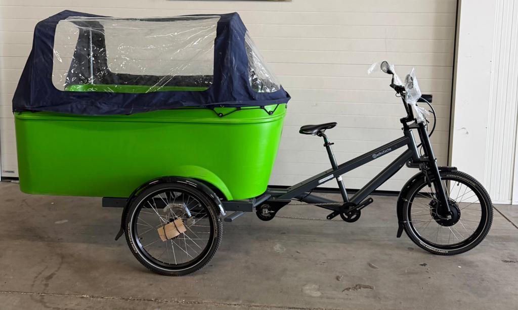 Splinternieuwe elektrische Radkutsche Musketier BSO Kiddybus, Fietsen en Brommers, Fietsen | Bakfietsen, Ophalen of Verzenden