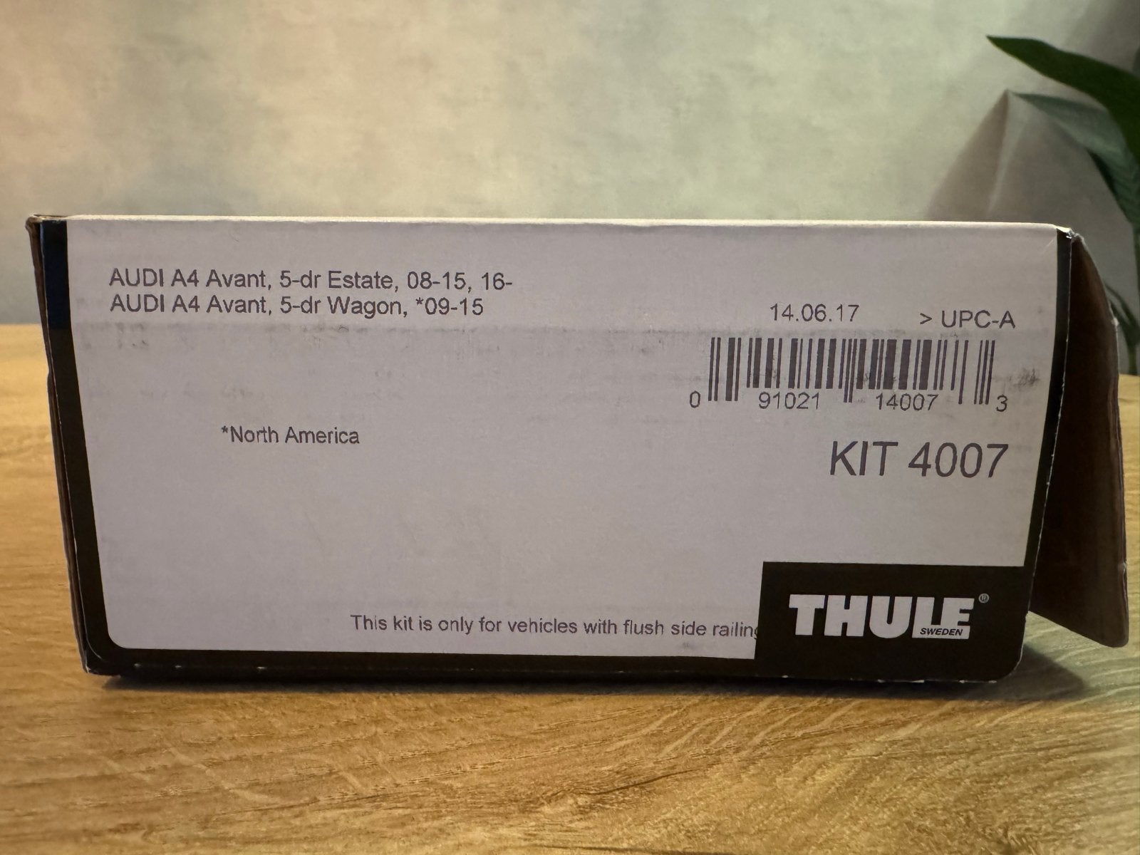 Thule Kit 4007 voetset t.b.v. Thule  Rapid System 743, Ophalen of Verzenden, Zo goed als nieuw