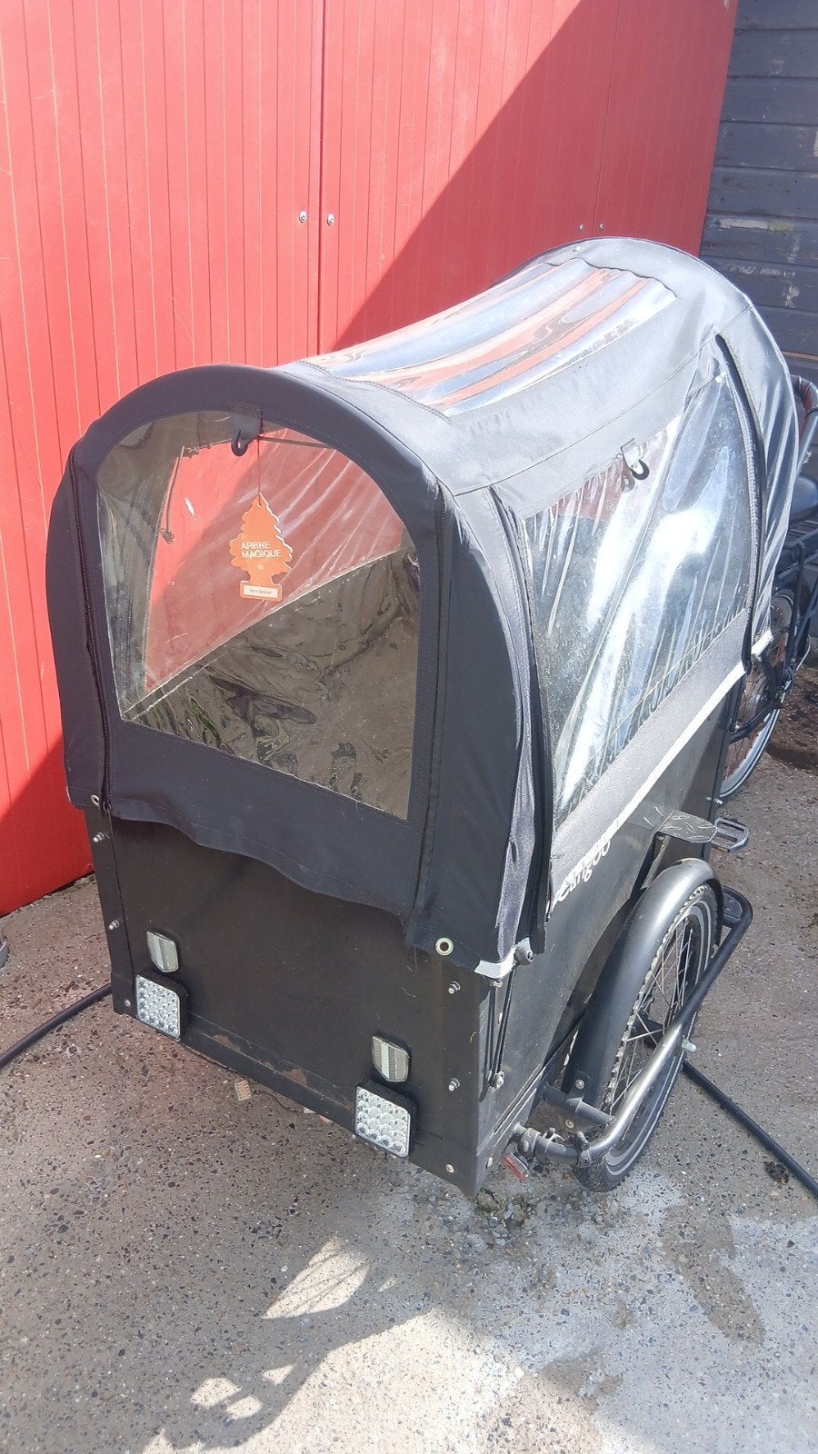Elektrische bakfiets cangoo, Overige merken, 4 kinderen of meer, Huif, Ophalen of Verzenden