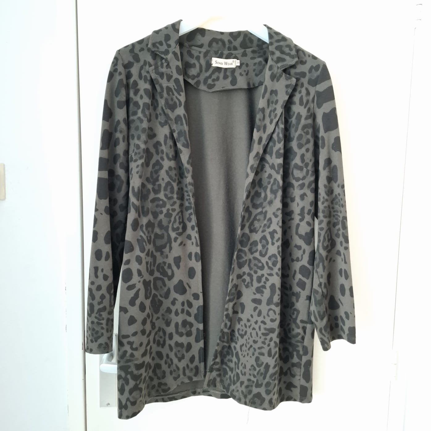 Sensi Wear, leopard print vest/jasje - maat M, Maat 38/40 (M), Bruin, Ophalen of Verzenden, Sensi Wear