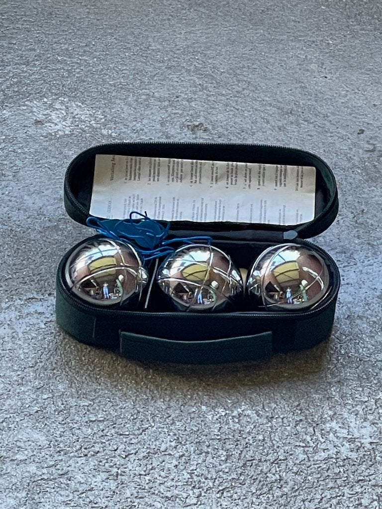 Jeu de boule ballen metaal, Ophalen of Verzenden, Gebruikt