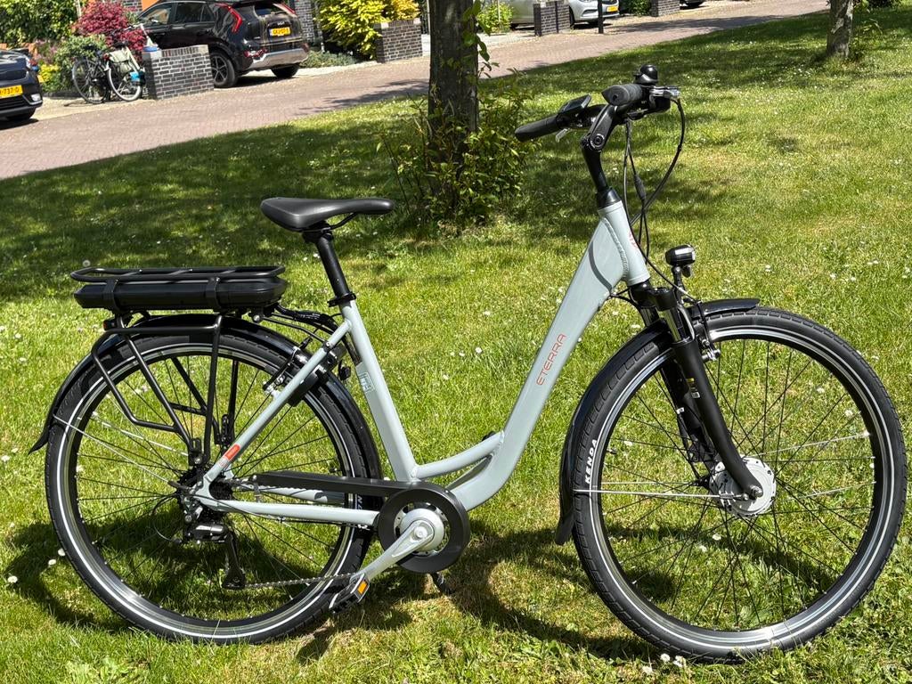 Gloednieuwe Eterra electrische fiets met voorwiel motor, Nieuw, 47 tot 51 cm, 50 km per accu of meer, Ophalen