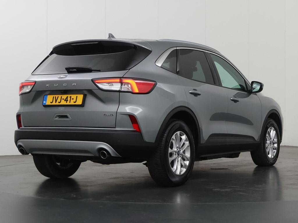 Ford Kuga 2.5 PHEV Titanium X | Navigatie | Stoelverwarming, Auto's, 14 kWh, Gebruikt, 4 cilinders, Leder en Stof