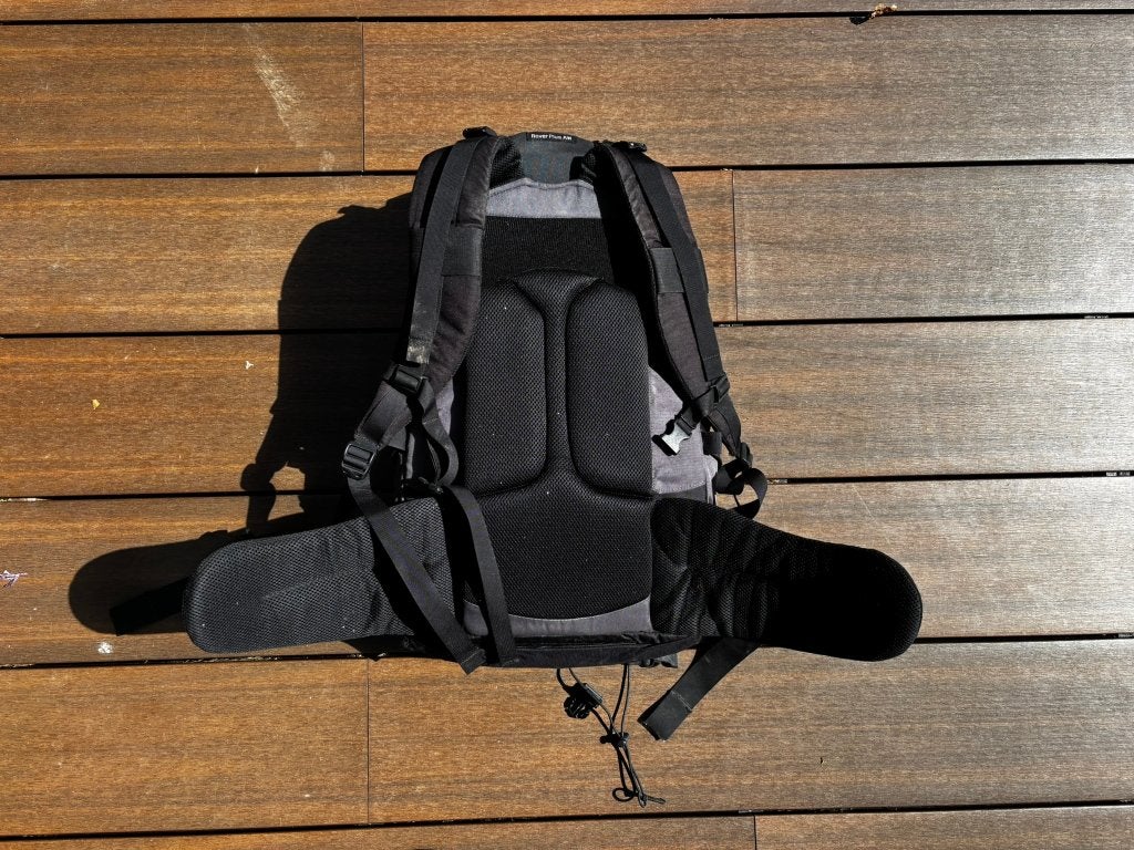 Lowepro Rover Plus AW Fotorugzak - Zwart, Rugtas, Ophalen of Verzenden, Zijvakken, Zwart