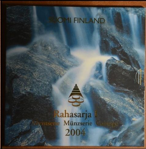 FINLAND 2004 Euro set van 8 + penning in Officiële uitgifte, Postzegels en Munten, Munten | Europa | Euromunten, Verzenden, Finland