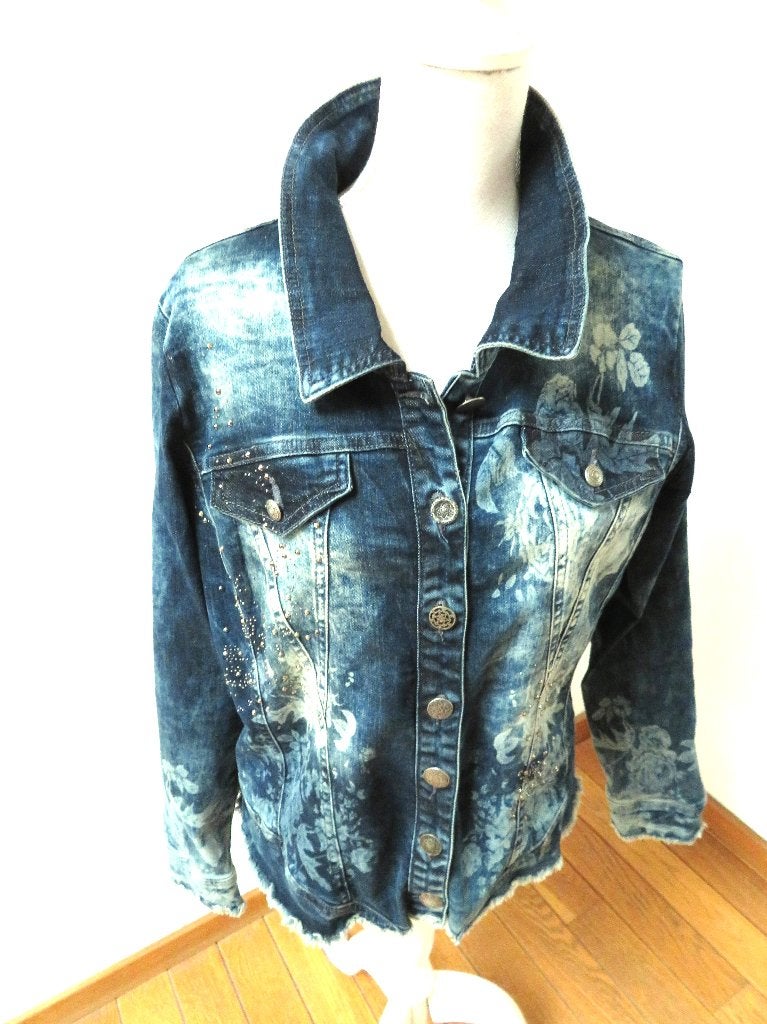 W20 TREDY apart jeans jasje blauw maat 40, Maat 38/40 (M), Blauw, Tredy, Ophalen of Verzenden