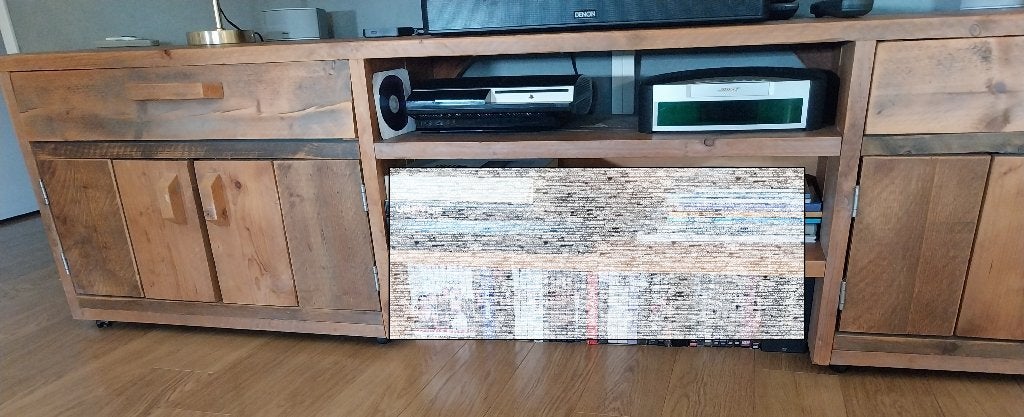 Tv meubel steigerhout, Ophalen, Overige materialen, Gebruikt, Steigerhout
