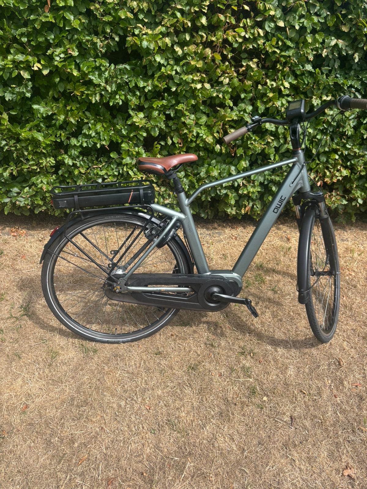 Qwic trend elektrische fiets met factuur middenmoter bafang, Fietsen en Brommers, Elektrische fietsen, Gebruikt, Qwic, 55 tot 59 cm