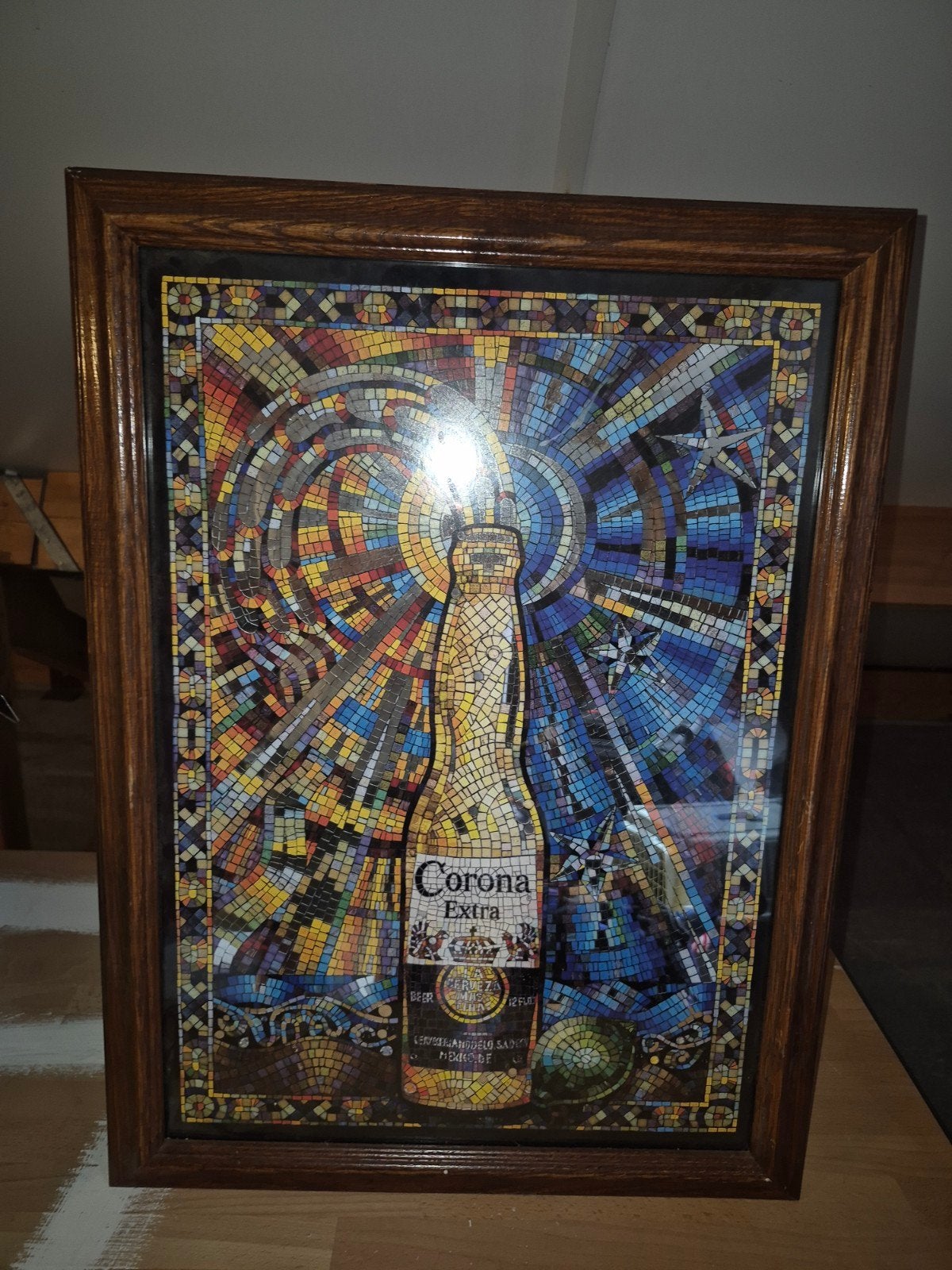 Origineel Mexicaans Corona mozaïek spiegel, Ophalen