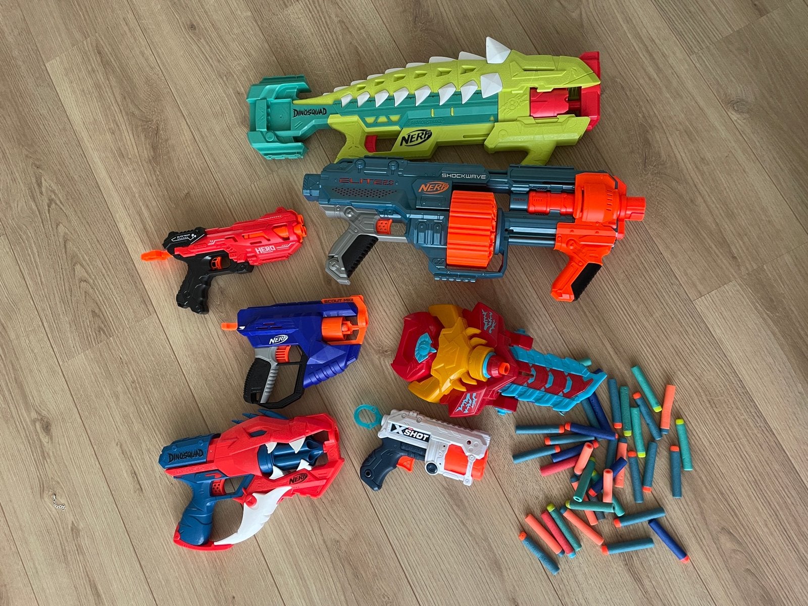 Nerf gun collectie, Ophalen, Gebruikt
