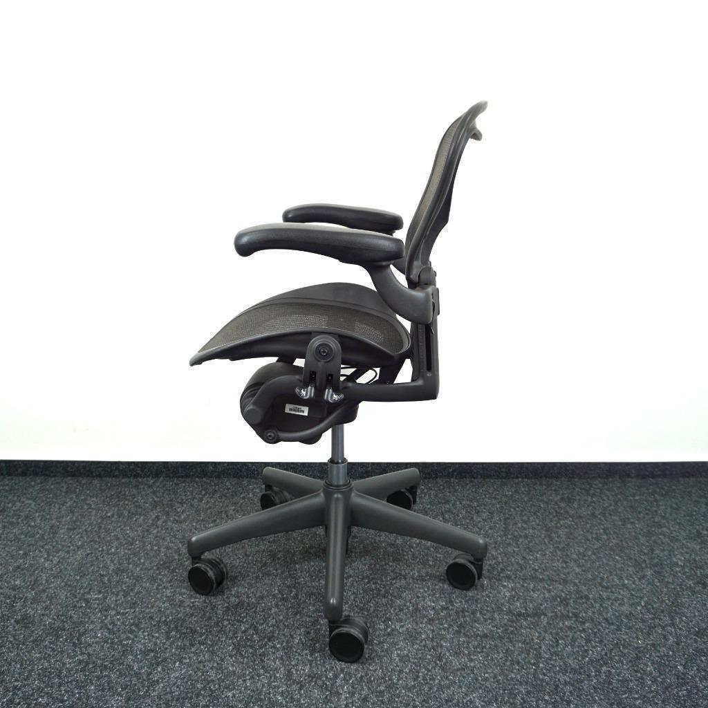 Herman Miller Aeron type A Bureaustoel | Ergonomisch, Gebruikt, -, Zwart, -