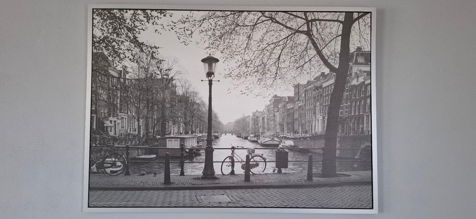 IKEA VILSHULT
canvas schilderij van Amsterdamse gracht, Gebruikt, 125 cm of meer, Ophalen of Verzenden, Schilderij