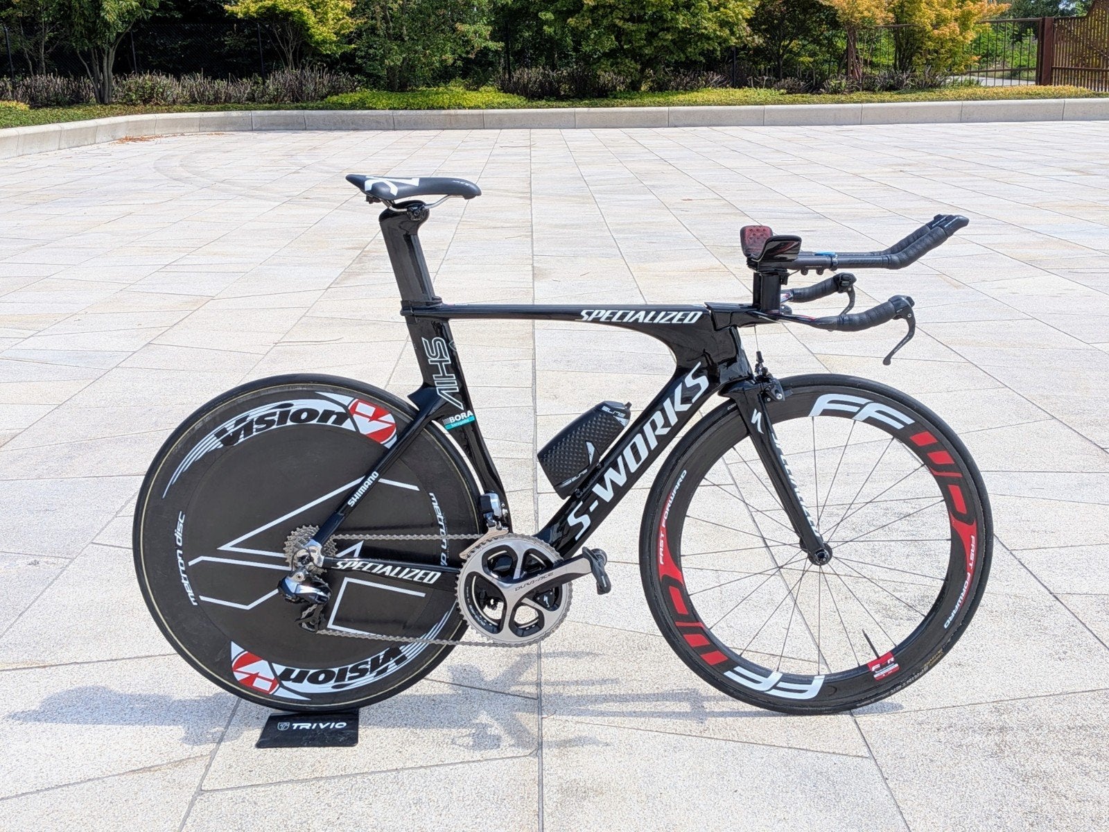 tijdritfiets S-works Shiv tt Peter S (~53cm) di2 FfWD Vision, 28 inch, Gebruikt, Velgrem, Meer dan 20 versnellingen