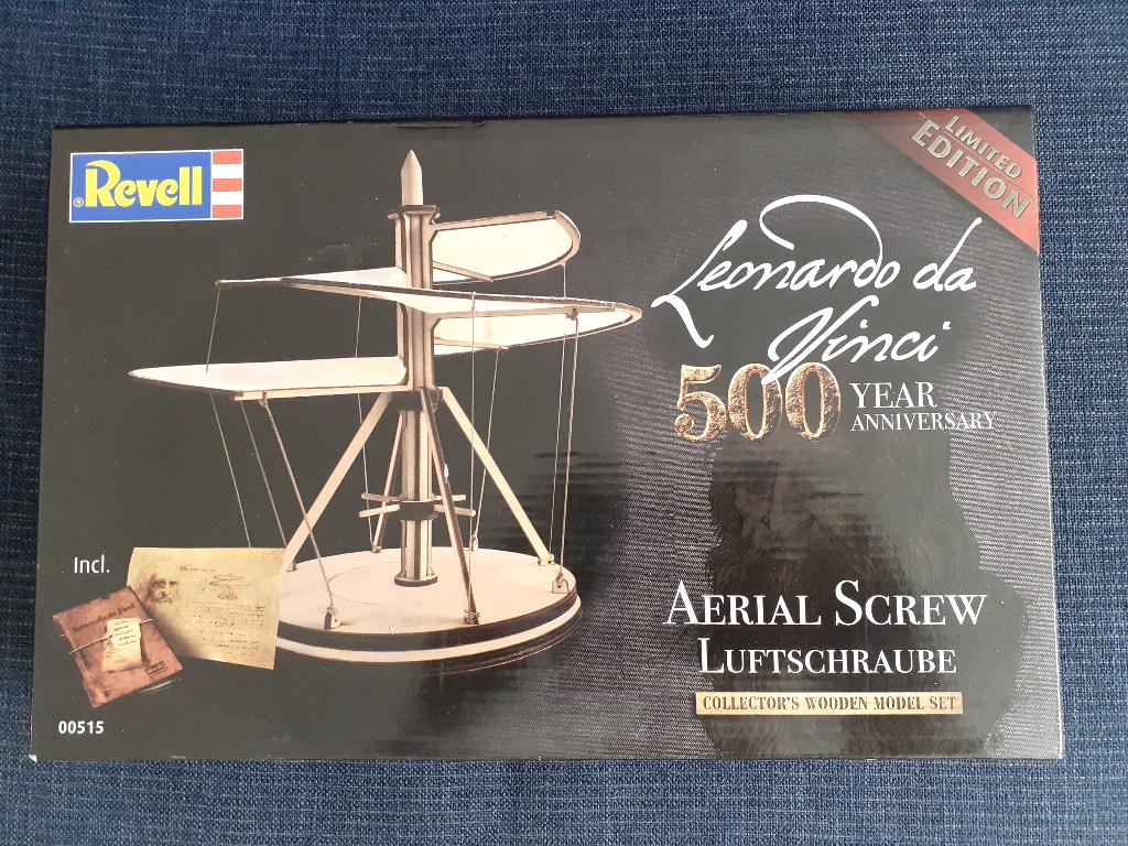 leonardo da vinci aerial screw luftschraube bouwmodel revell, Hobby en Vrije tijd, Modelbouw | Overige, Ophalen of Verzenden, Nieuw
