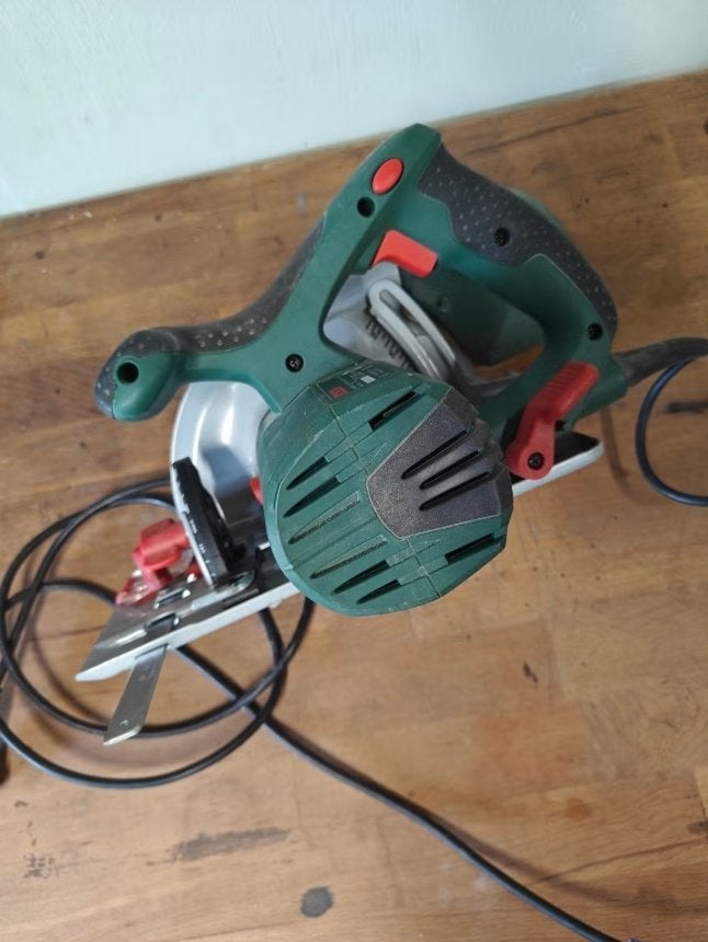 Bosch PKS55a, Cirkelzaag, Ophalen of Verzenden, Zo goed als nieuw, 30 tot 70 mm