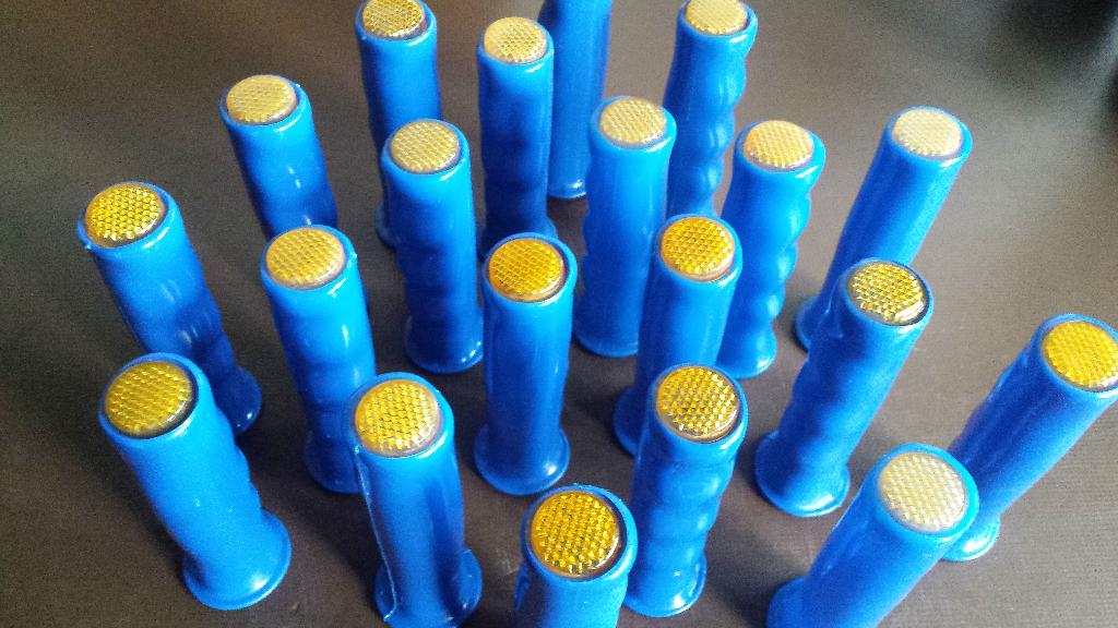 Vintage retro old school handvatten blauw met reflector NOS, Fietsen en Brommers, Ophalen of Verzenden, Nieuw