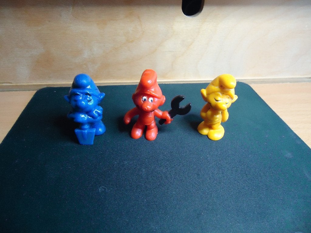smurfen smurf 3 rohling smurfen, Verzamelen, Ophalen, Zo goed als nieuw, Verschillende Smurfen, Poppetje, Figuurtje of Knuffel