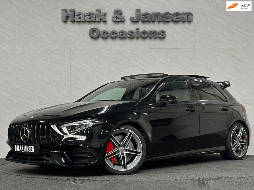 Mercedes-Benz A-klasse AMG A45 s - Memory - Pano - 360 - inc, Automaat, Navigatiesysteem, Zwart, 4 cilinders
