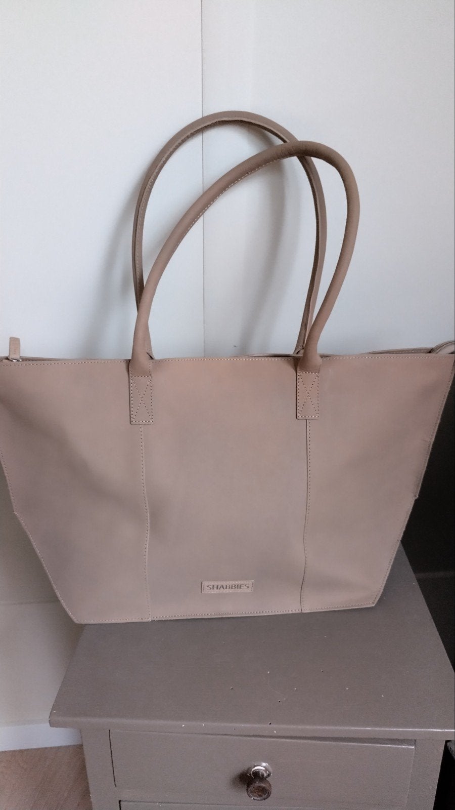 Shabbies tas nieuw Tote Bag leer., Ophalen of Verzenden, Nieuw, Shopper