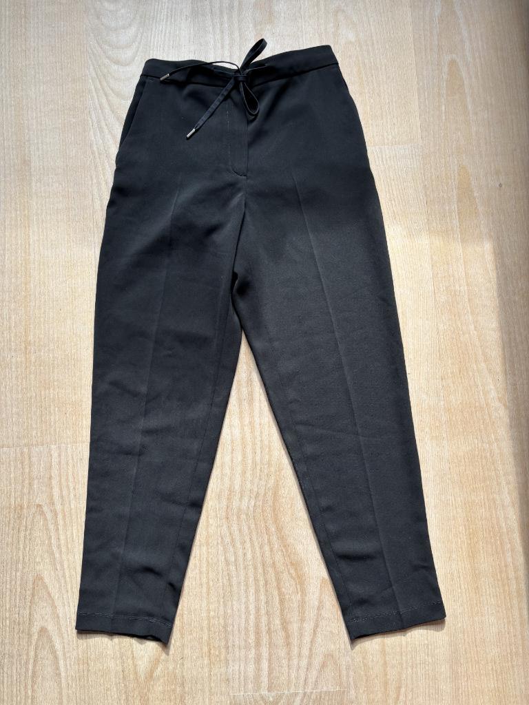 Vanilia zwarte pantalon mt.34, Vanilia, Zwart, Ophalen of Verzenden, Zo goed als nieuw
