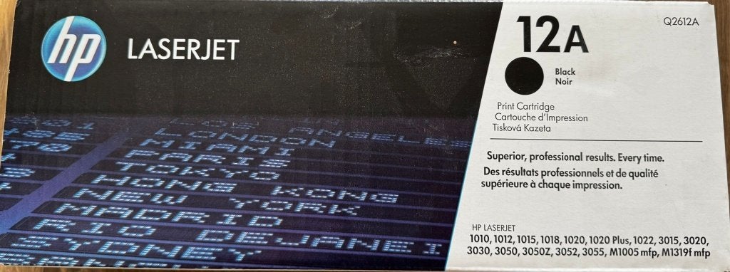 Originele HP 12A toner Q2612A – nieuw en verzegeld, Ophalen of Verzenden, Nieuw, Toner, Hp