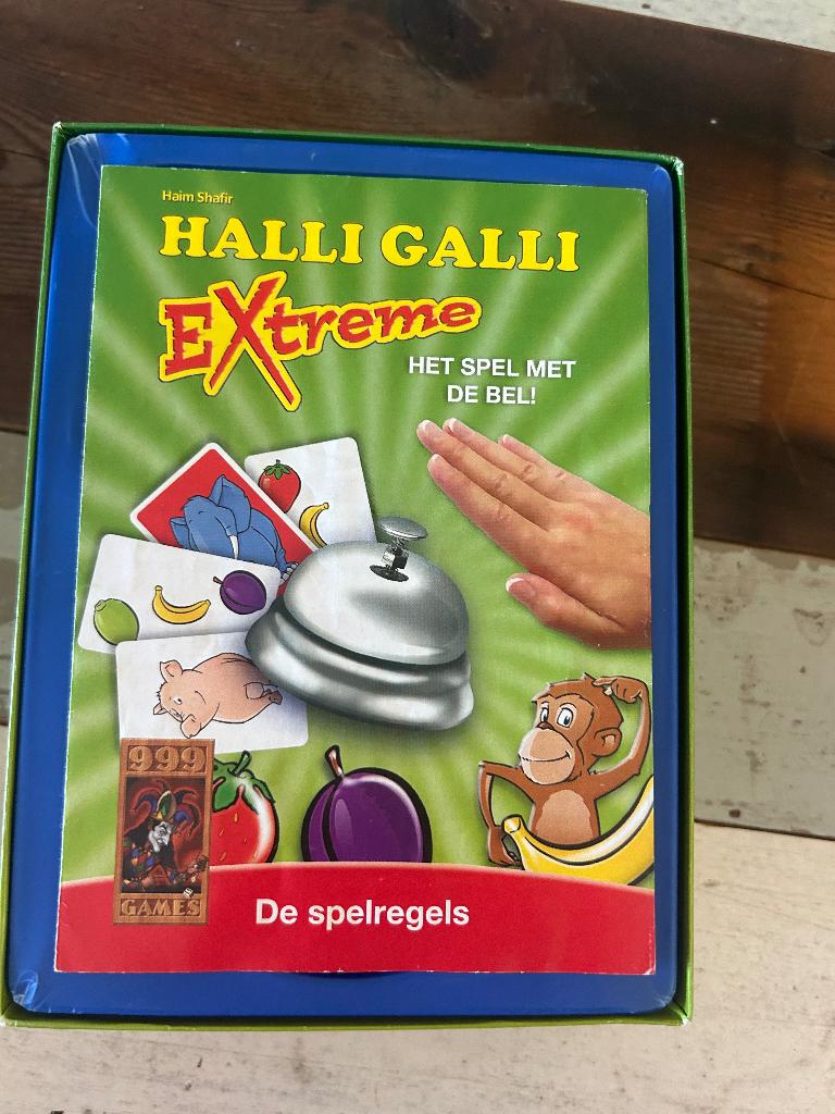 Halli galli, Spelletje, Een of twee spelers, Ophalen, Zo goed als nieuw
