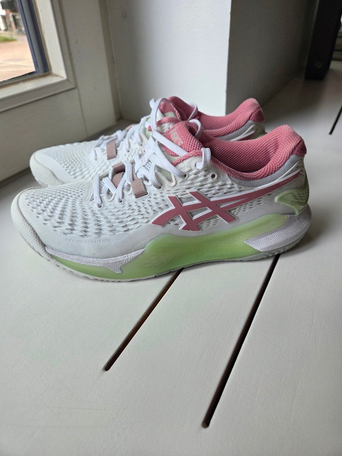 ASICS gel resolution 9 Padel Schoenen maat 38, Ophalen of Verzenden, Zo goed als nieuw, Padelschoenen