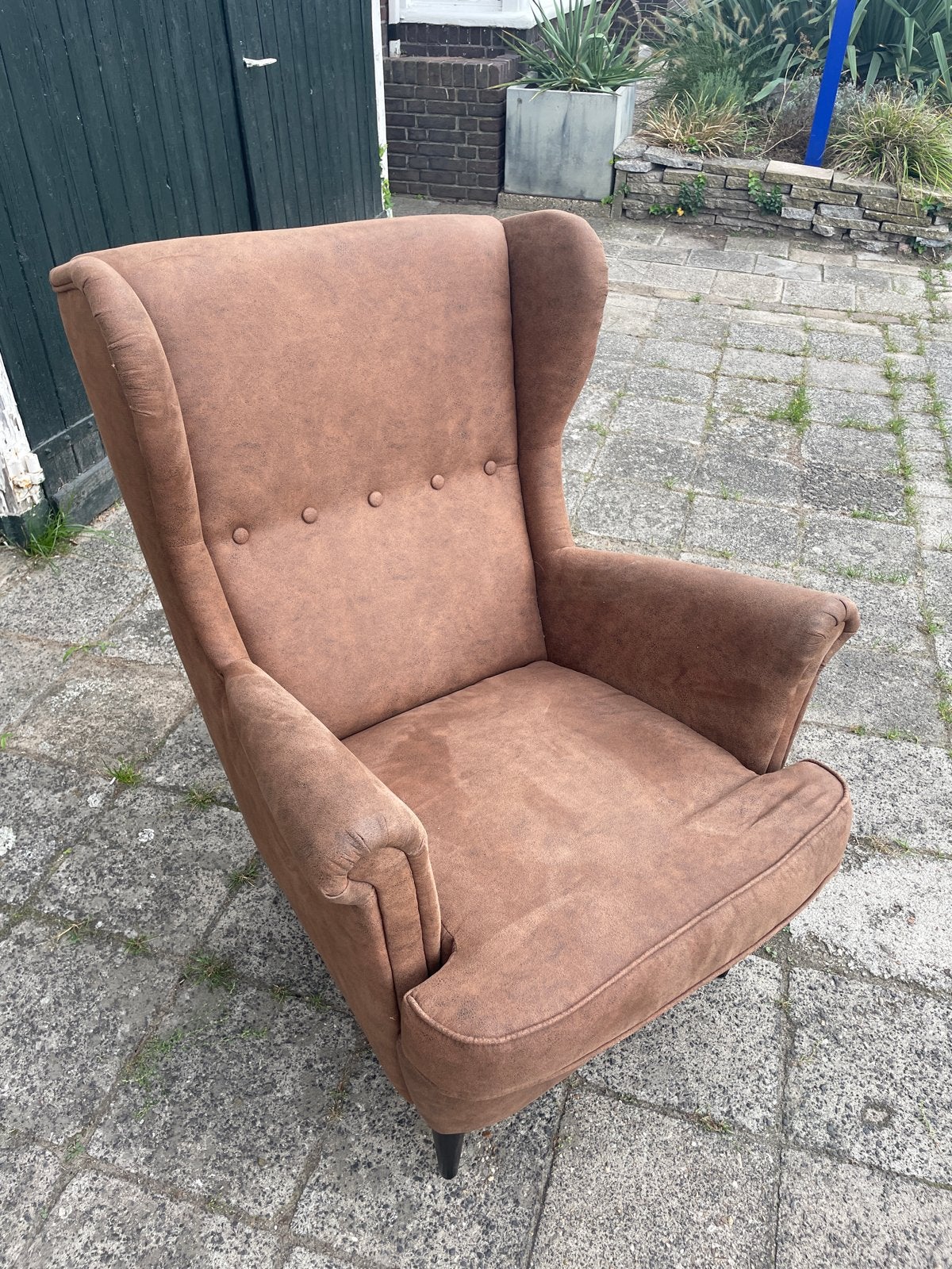 Ikea Strandmon, Huis en Inrichting, Ophalen, Zo goed als nieuw, Stof, 75 tot 100 cm
