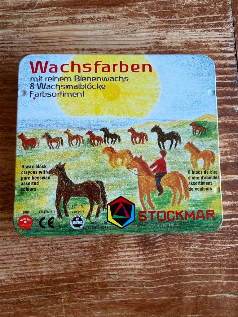 Stockmar 8 waskrijt wasblok bijenwas antroposofisch - nieuw, Hobby en Vrije tijd, Ophalen of Verzenden, Zo goed als nieuw, Overige typen