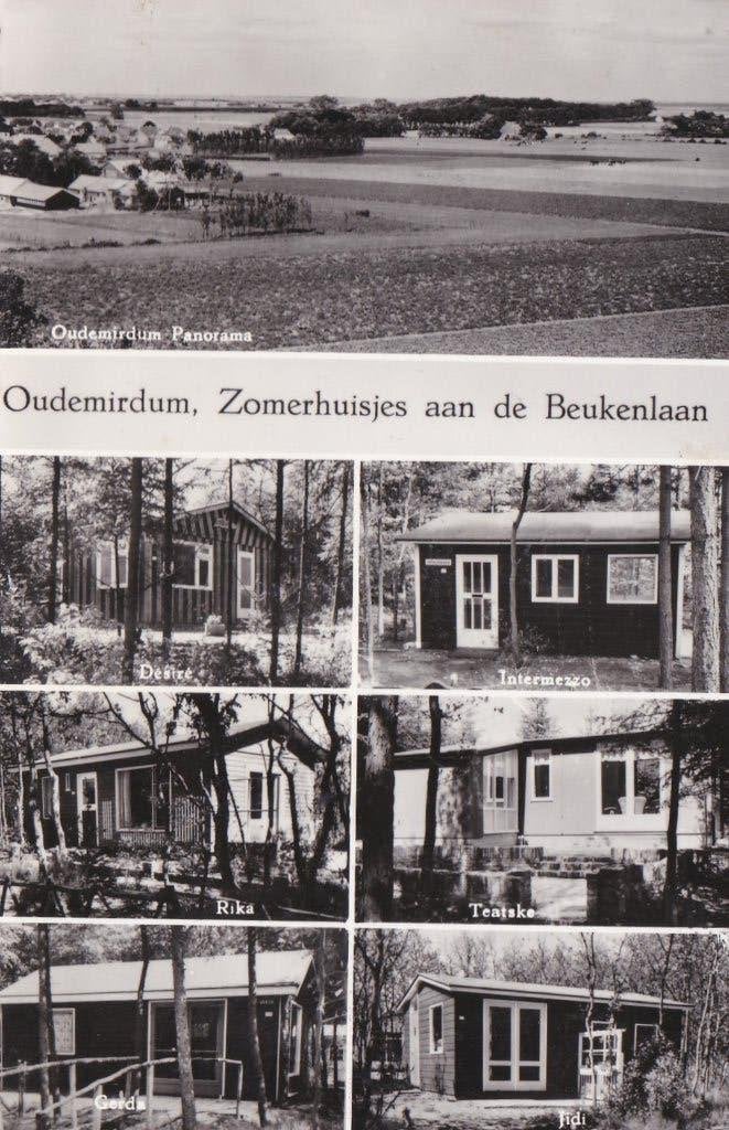 18571 Oudemirdum Zomerhuisjes a d Beukenlaan gelopen 1965, Verzenden, 1960 tot 1980, Gelopen, Friesland