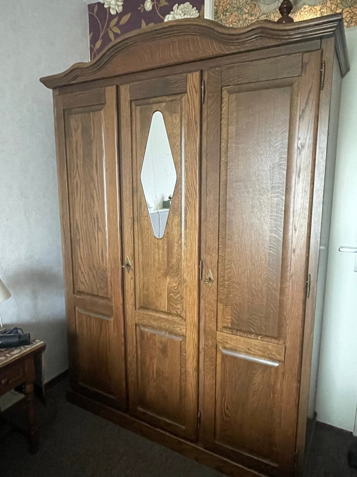 Mooie eiken slaapkamerkast., Ophalen