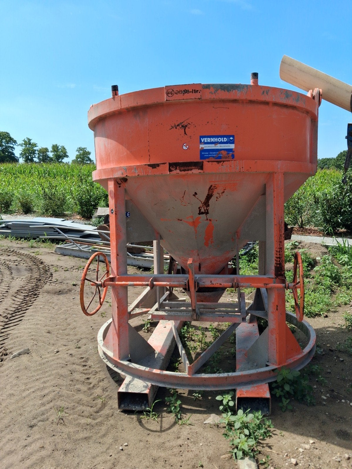 kubel 3000l, Ophalen, Gebruikt