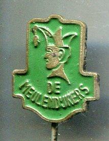 Carnavals ver. de Meulendijkers zilverkl speldje ( Z_197 ), Verzenden, Zo goed als nieuw, Stad of Land, Speldje of Pin