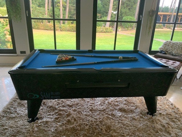 Sam Billiards Pooltafel, 7ft leisteen, Ophalen, Gebruikt, Pooltafel