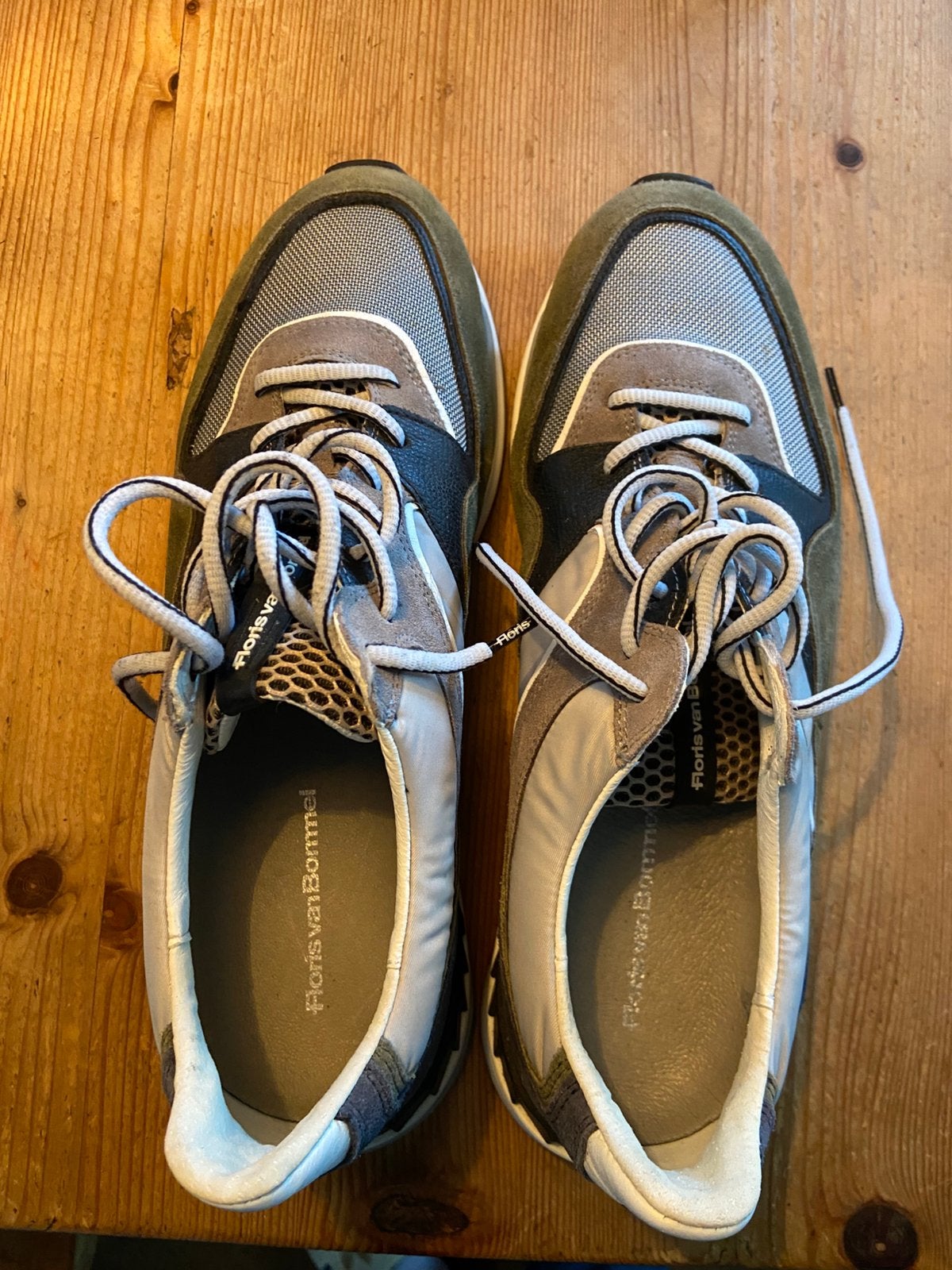 FLORIS VAN BOMMEL JOGGER SNEAKERS GROEN SUEDE Sneakers -, Overige kleuren, Ophalen of Verzenden, Sneakers of Gympen, Zo goed als nieuw